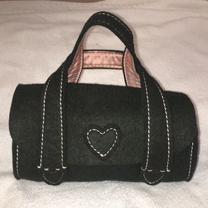 Moschino Wool Heart Handbag